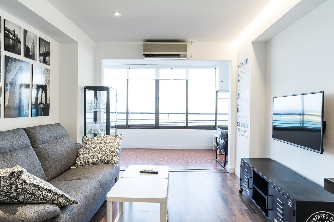 Amazing Sea Views With Ac Two Min Beach Alicante Exterior foto