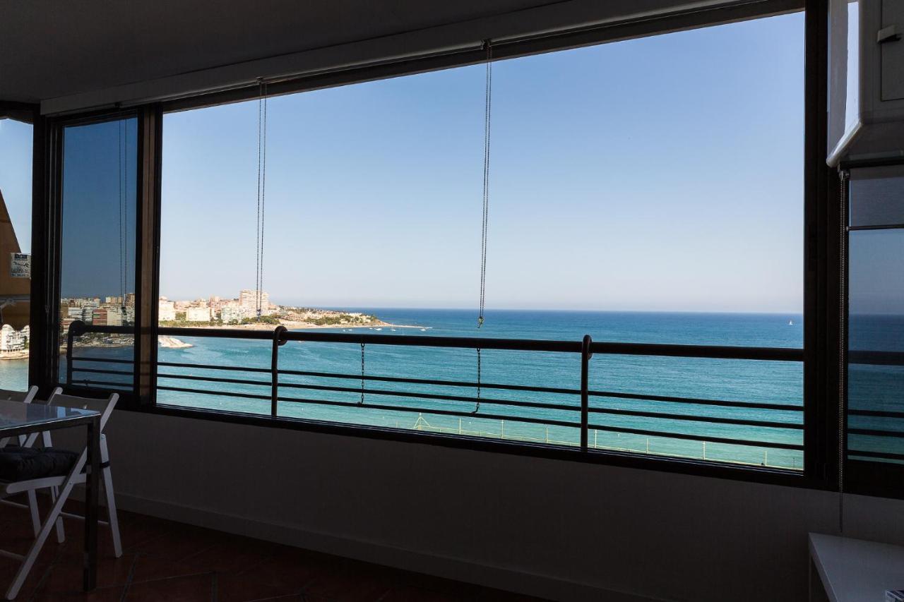 Amazing Sea Views With Ac Two Min Beach Alicante Exterior foto